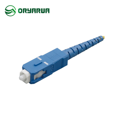 Round Boot 40mm SC Single Mode Fiber Connector 2.0mm UPC ODM OEM