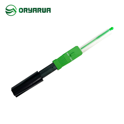 Hot Melt Splice On Fiber Optic Fast Connector For Field Installation