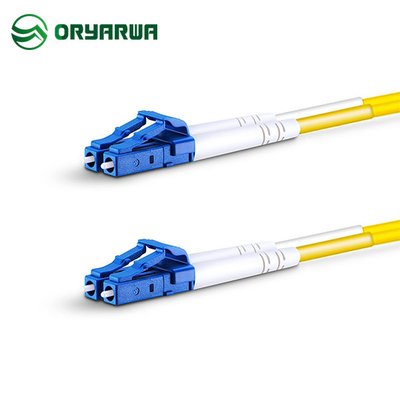 LC UPC к PVC гибкого провода OS2 LSZH одиночного режима дуплекса LC UPC